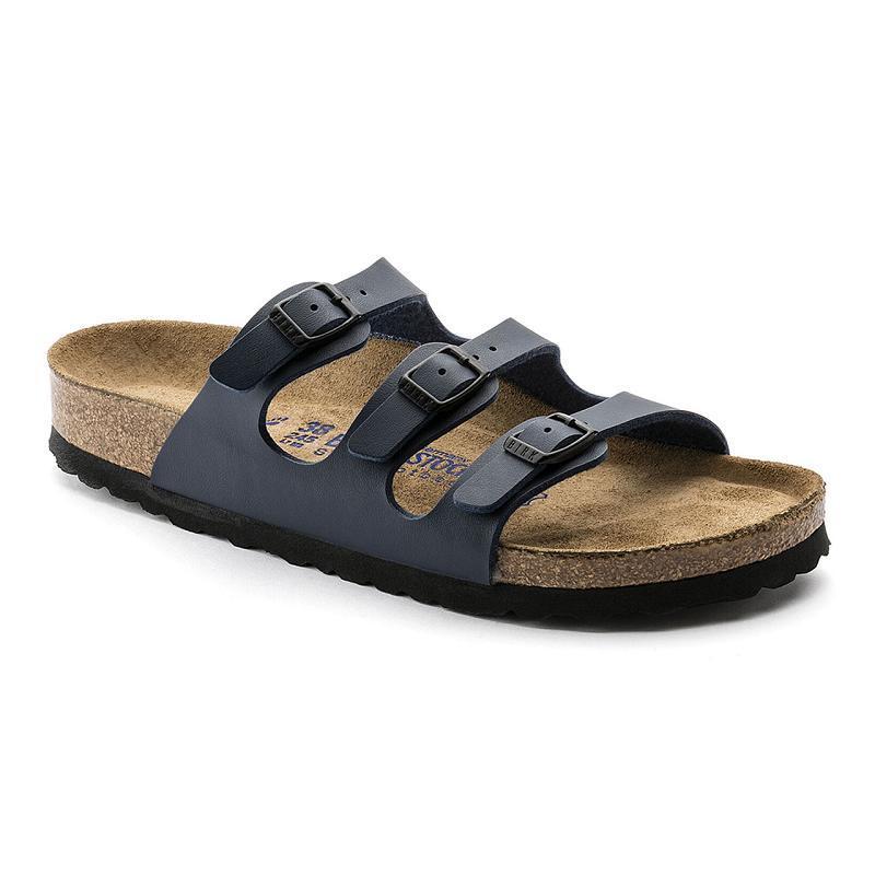 Florida Birkenstock Soft Footbed Birko Flor Damske Námornícka Modrá | SK 77FDN